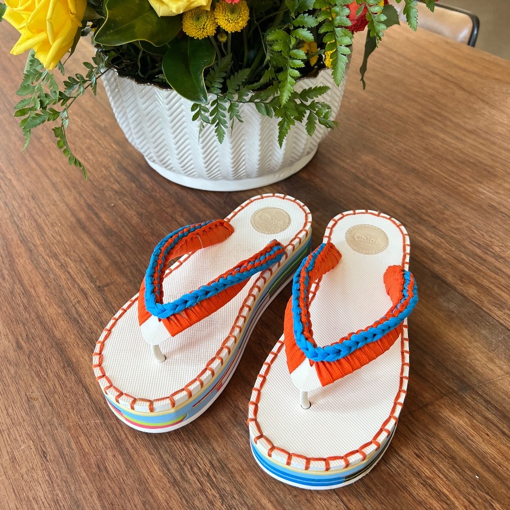 Chloe Lou Recycled Crochet and Rubber flip flops